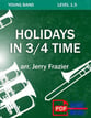 Holidays in 3/4 Time Concert Band sheet music cover